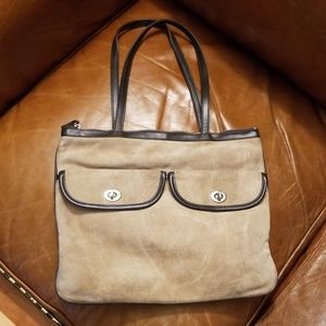 Old Navy Suede Mini Tote Bag